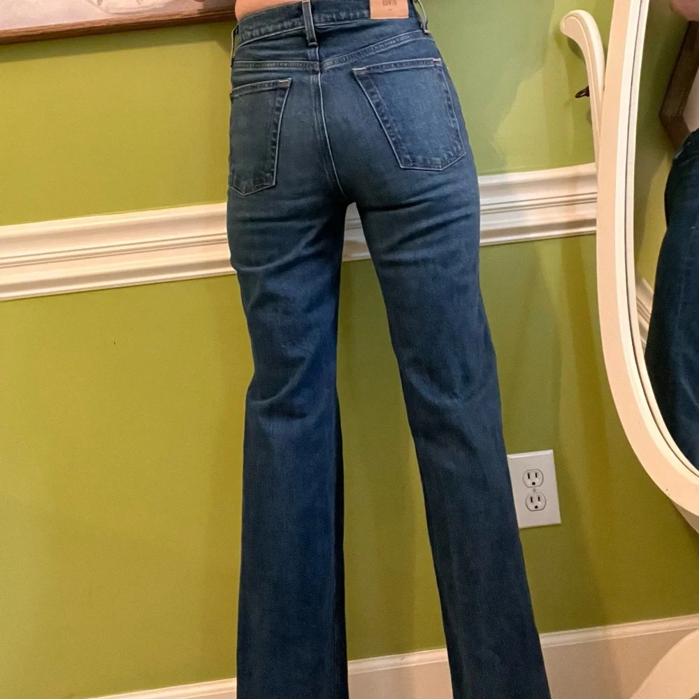 NWOT Edwin Marli Wide leg Jean, High Rise